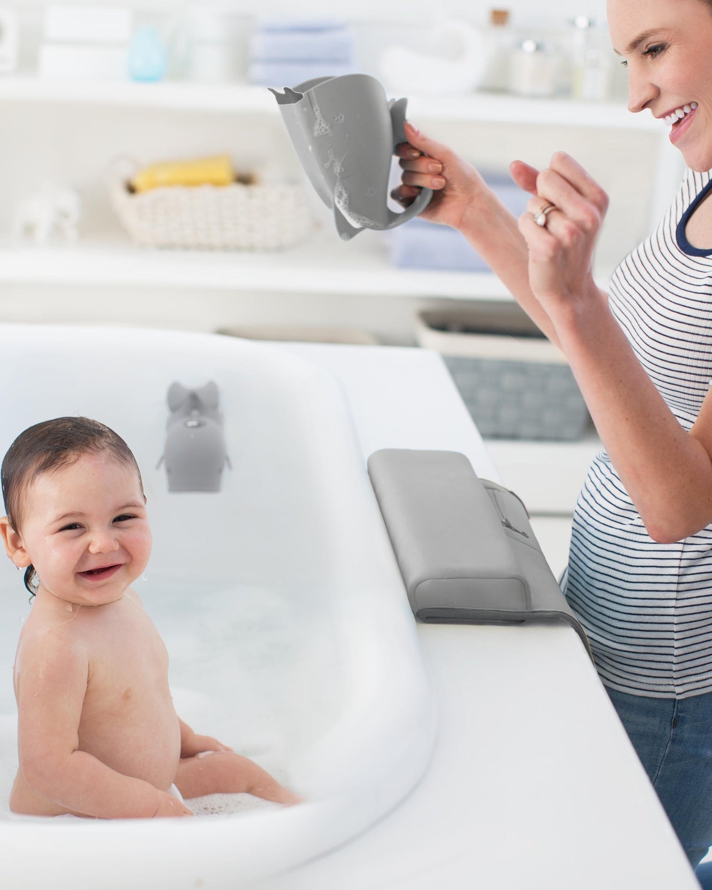 Moby Bathtime Essentials Kit - Grey | Skip Hop