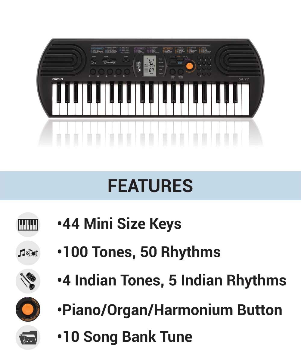 SA-77 Mini Keyboard (44 Keys) | Casio