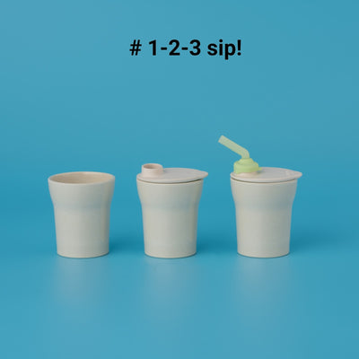 1-2-3 Sip! Sippy Cup - Vanilla Pink | Miniware