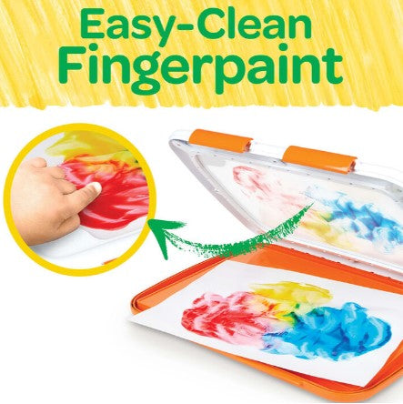 Easy Clean Finger Paint Station | Crayola