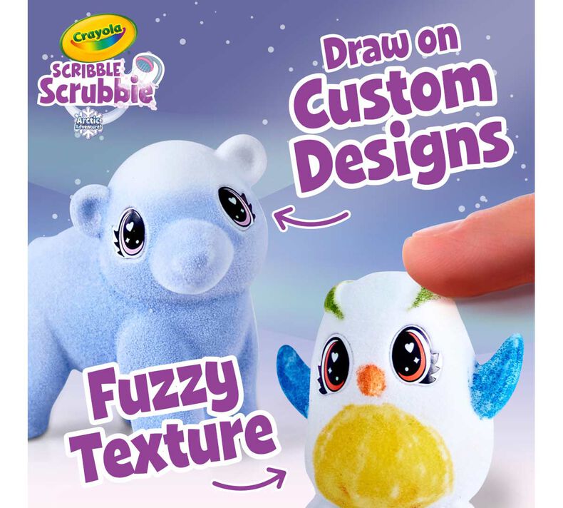 Scribble Scrubbie Pets Arctic Snow Explorer | Crayola