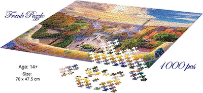 Park Guell, Barcelona, Spain - 1000 PCS Puzzle | Frank