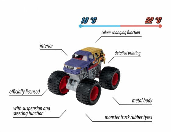 Monster Rockerz: Volkswagen Beetle - Color Changers | Majorette