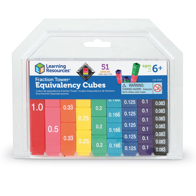 Fraction Tower® Cubes - Equivalency Set | Learning Resources®
