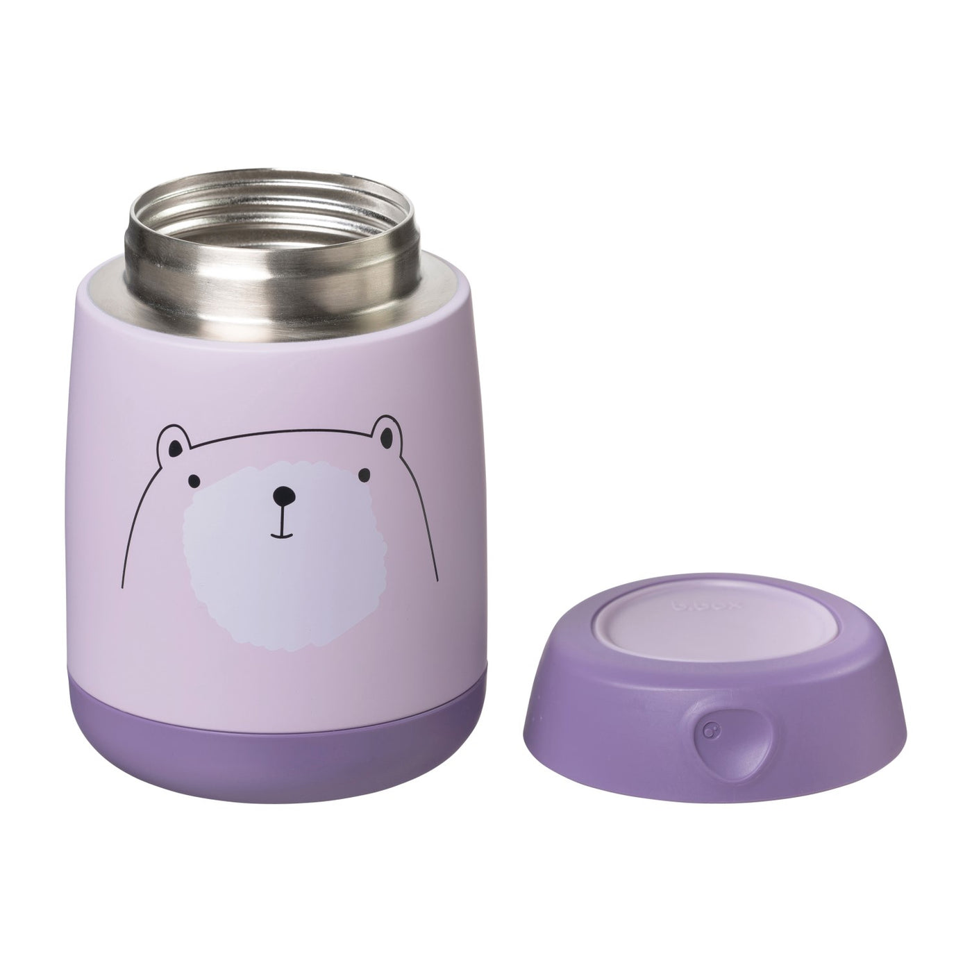Insulated Food Jar: 210ml - Mini-Bear Hugs Purple | B.box