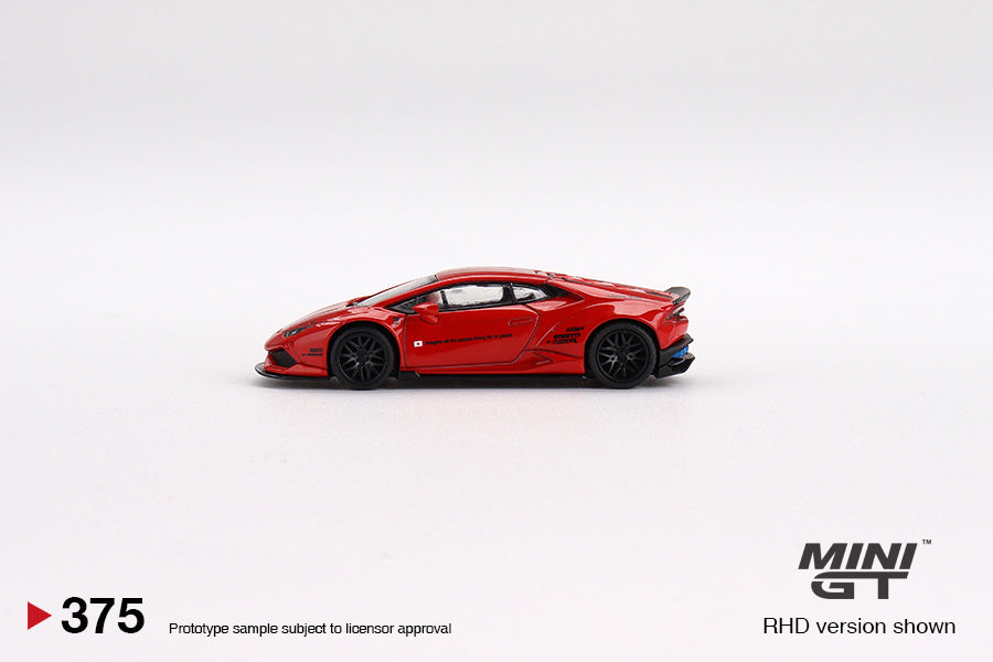 LB★WORKS Lamborghini Huracan ver. 2 Red - Scale: 1:64 | Mini GT