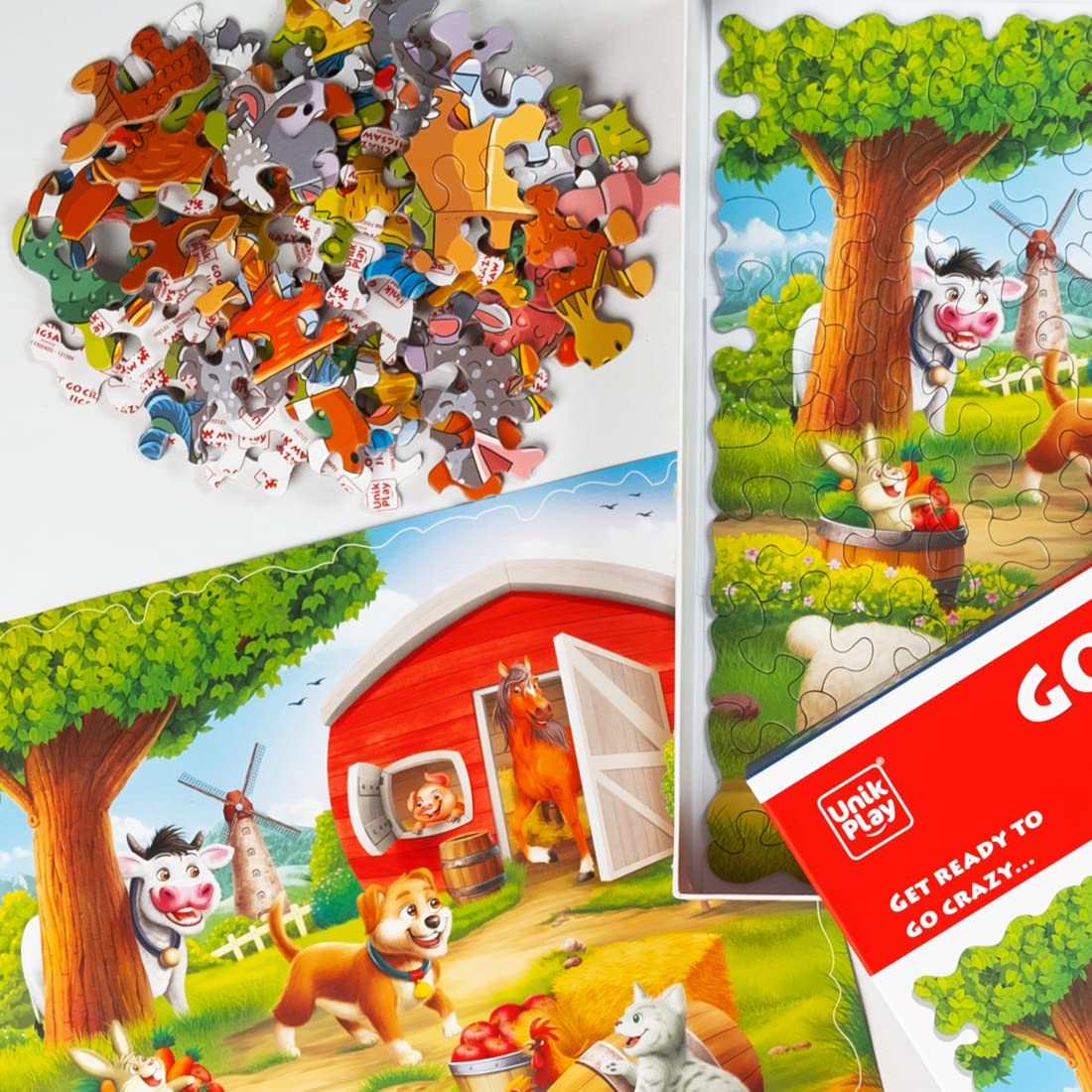 Go Crazy: Farm Friends - Jigsaw Puzzle | Unik Play