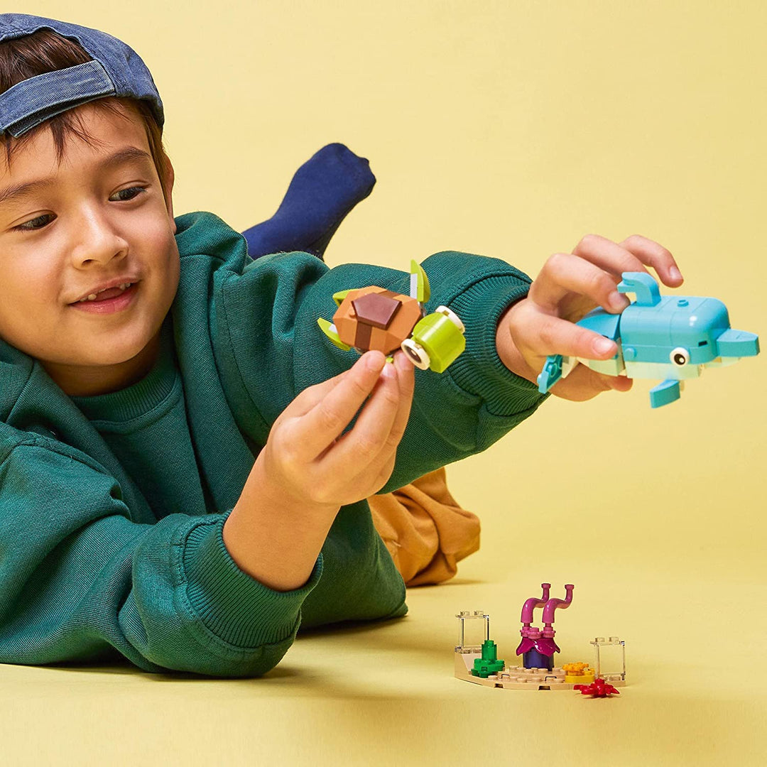 LEGO Creator 3-in-1 #31128 Dolphin and Turtle – Krazy Caterpillar