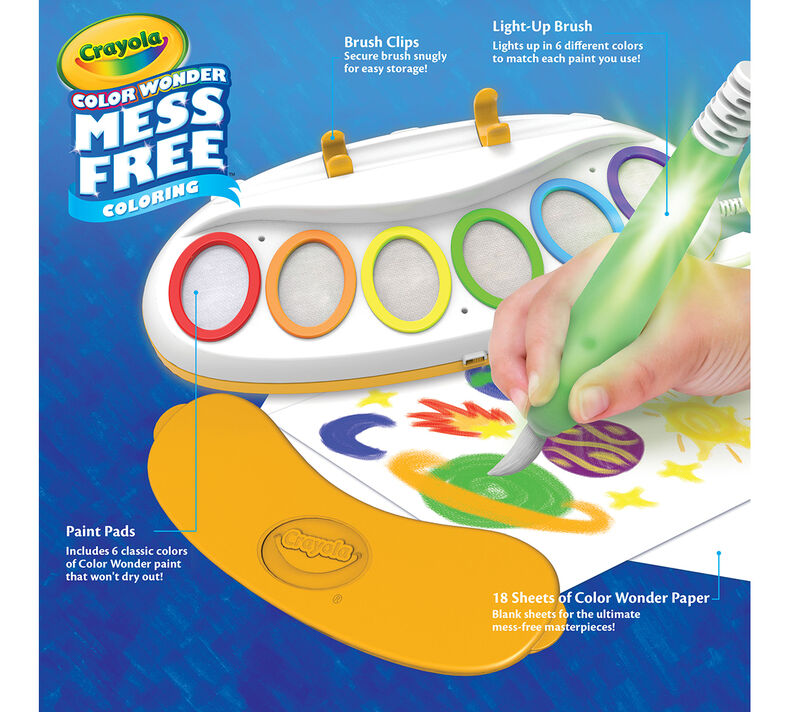 Color Wonder Mess Free Colouring: Magic Light Brush | Crayola