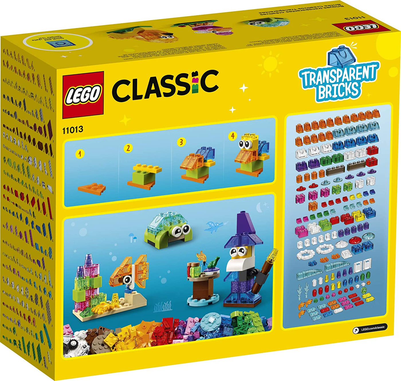 Creative Transparent Bricks, 11013 | LEGO Classic