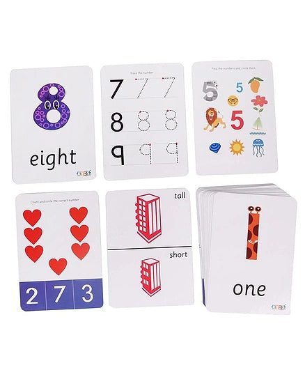 Numbers: 4 in 1 Wipe and Clean - Flash Cards | Kyds Play