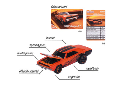 Dodge Charger R/T (Orange) - Racing Cars | Majorette