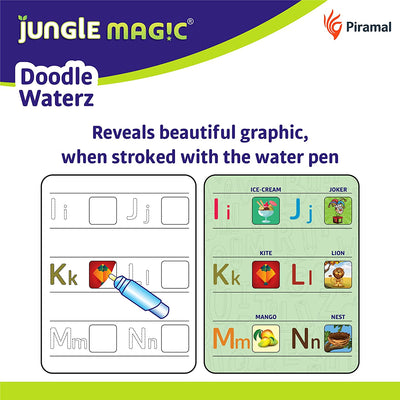 Alphabets: Doodle Waterz - Reusable | Jungle Magic