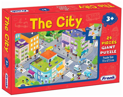 The City - 24 PCS Giant Floor Puzzle | Frank by Frank Puzzle