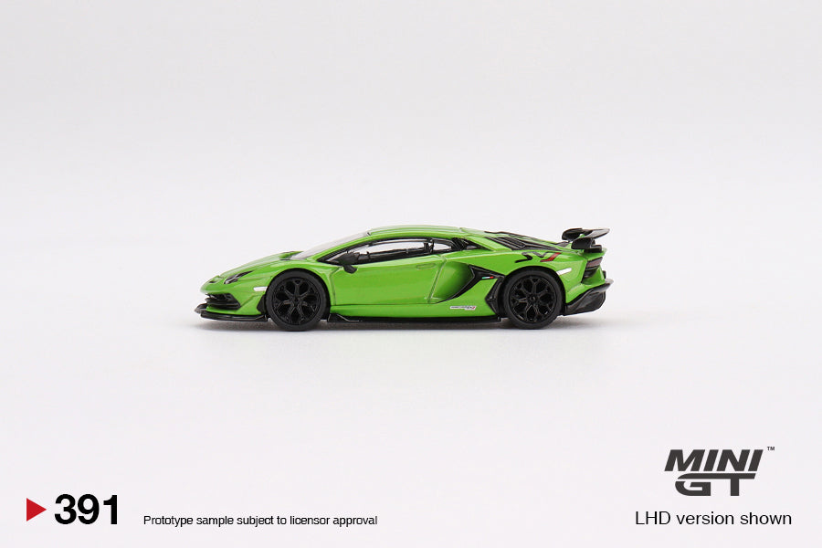 Lamborghini Aventador SVJ Verde Mantis - Scale 1:64 | Mini GT