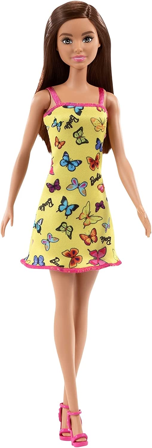 Entry Doll 4: Colorful Butterfly Logo Print Dress - Yellow Entry Doll 4: Colorful Butterfly Logo Print Dress - Yellow
