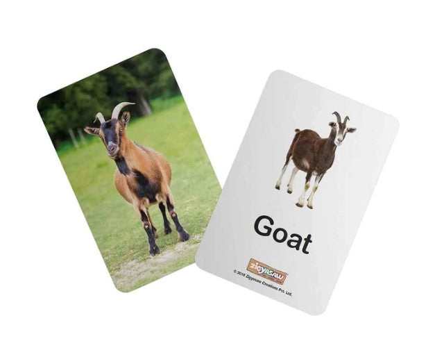 Farm Animal: Educational - Count 20 Flash Cards | Zigyasaw