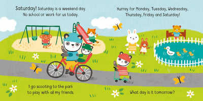 Days Of The Week - Little Board Book | Usborne Books