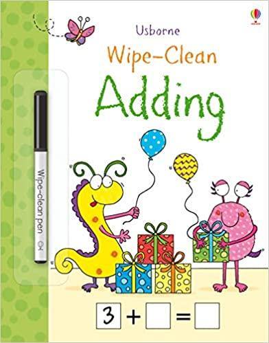 Adding - Wipe and Clean - Paperback | Usborne