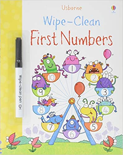 First Numbers - Wipe and Clean - Paperback | Usborne