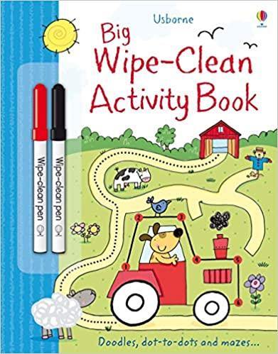 Big Wipe-Clean Activity Book - Paperback | Usborne