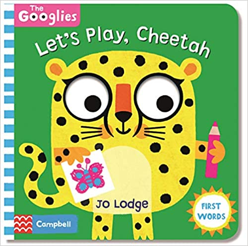 Let's Play, Cheetah: The Googlies - Board Book | Campbell Books