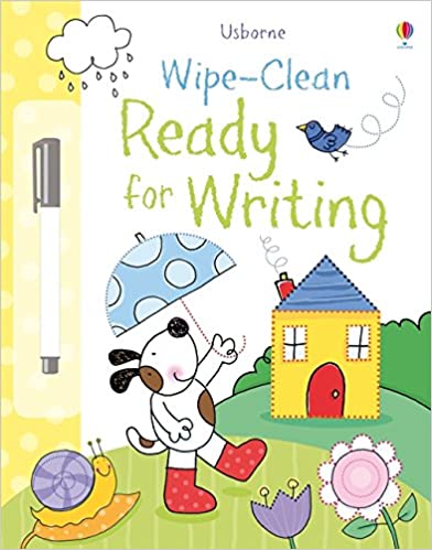 Ready for Writing, with Pen (Wipe and Clean) - Paperback | Usborne