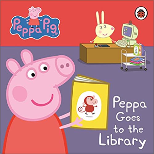 Peppa Pig: Peppa Goes to the Library - Board Book | Ladybird Books