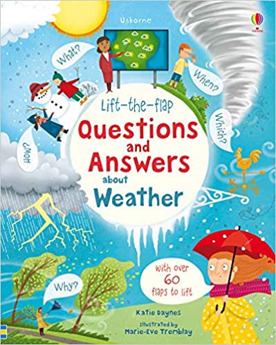 Lift-the-Flap Questions and Answers About Weather - Board Book | Usborne