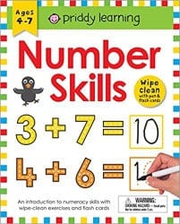 Wipe Clean Workbook: Number Skills - Illustrated