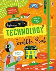 Technology Scribble Book (Scribble Book) - Hardcover | Usborne by Usborne Books UK Book