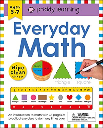 Everyday Math | Wipe Clean with Pen | Priddy Learning