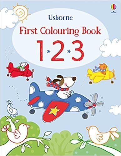 123 - First Colouring Book - Krazy Caterpillar 