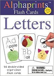 Alphaprints: Wipe Clean Flash Cards Letters - Krazy Caterpillar 