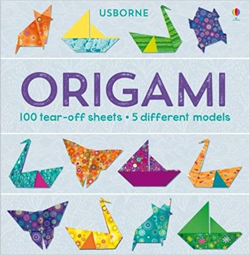 Origami 100 Tear Off Sheets - 5 Different Models - Paperback | Usborne