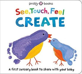 See, Touch, Feel: Create: A Creative Play Book: 2 Board books – Touch and Feel - Krazy Caterpillar 