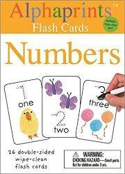 Alphaprints: Wipe Clean Flash Cards Numbers - Krazy Caterpillar 