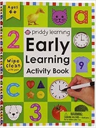 Wipe Clean: Early Learning Activity Book - Illustrated by Priddy Books Book
