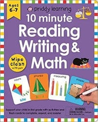 Wipe Clean Workbook: 10 Minute Reading, Writing, and Math With Pen by Priddy Books Book