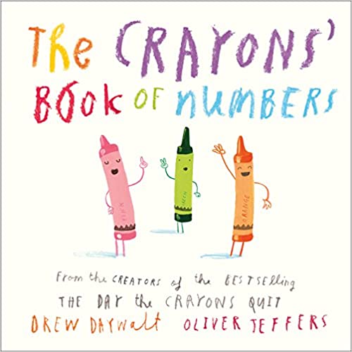 The Crayons’ Book of Numbers - Board Book | Oliver Jeffers by HarperCollins Publishers Book
