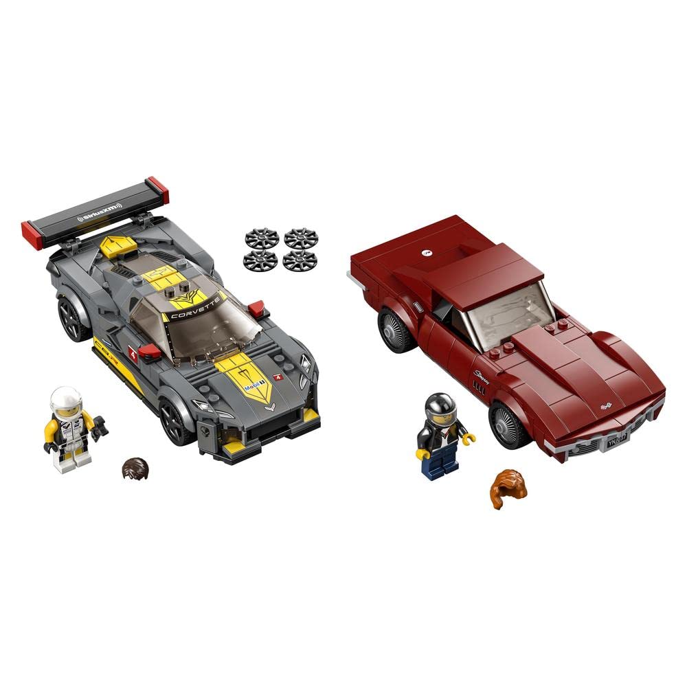 LEGO Speed Champions #76903 - Chevrolet Corvette C8.R Race Car and 1968 Chevrolet Corvette