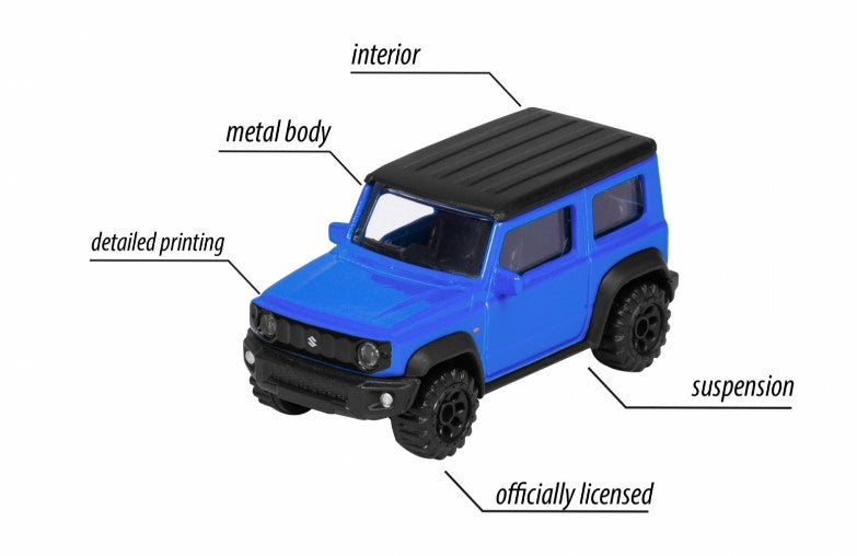 Suzuki Jimny: Street Cars - Blue 1:64 | Majorette