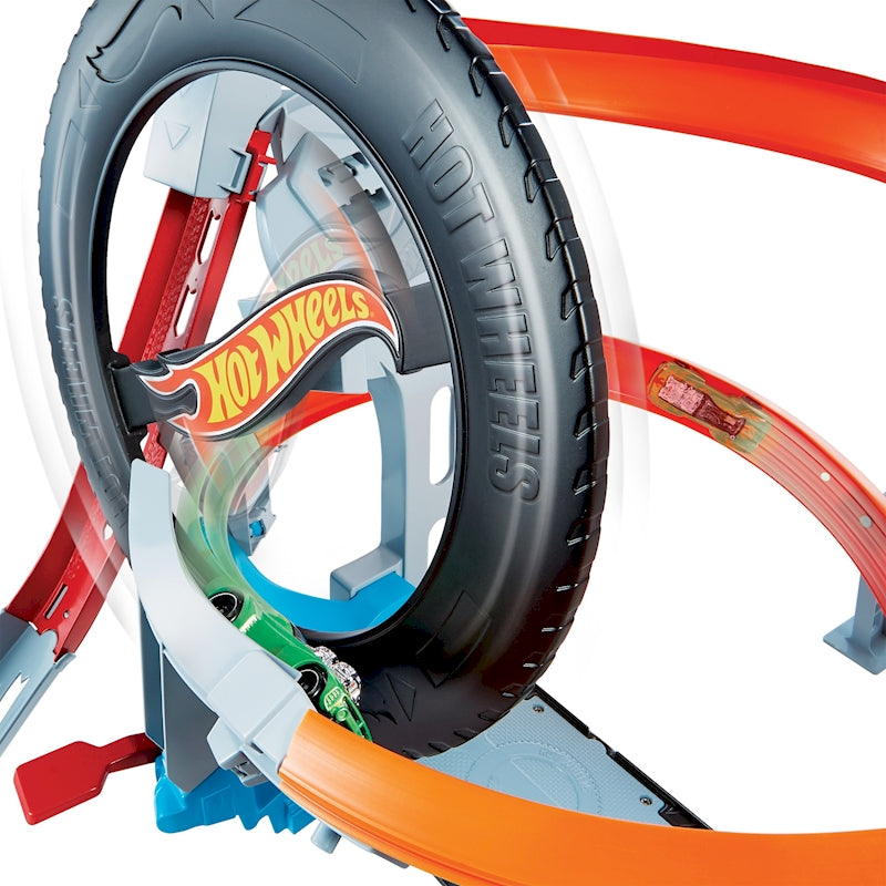 Hyper Boost Tire Shop Play Set Hot Wheels Krazy Caterpillar