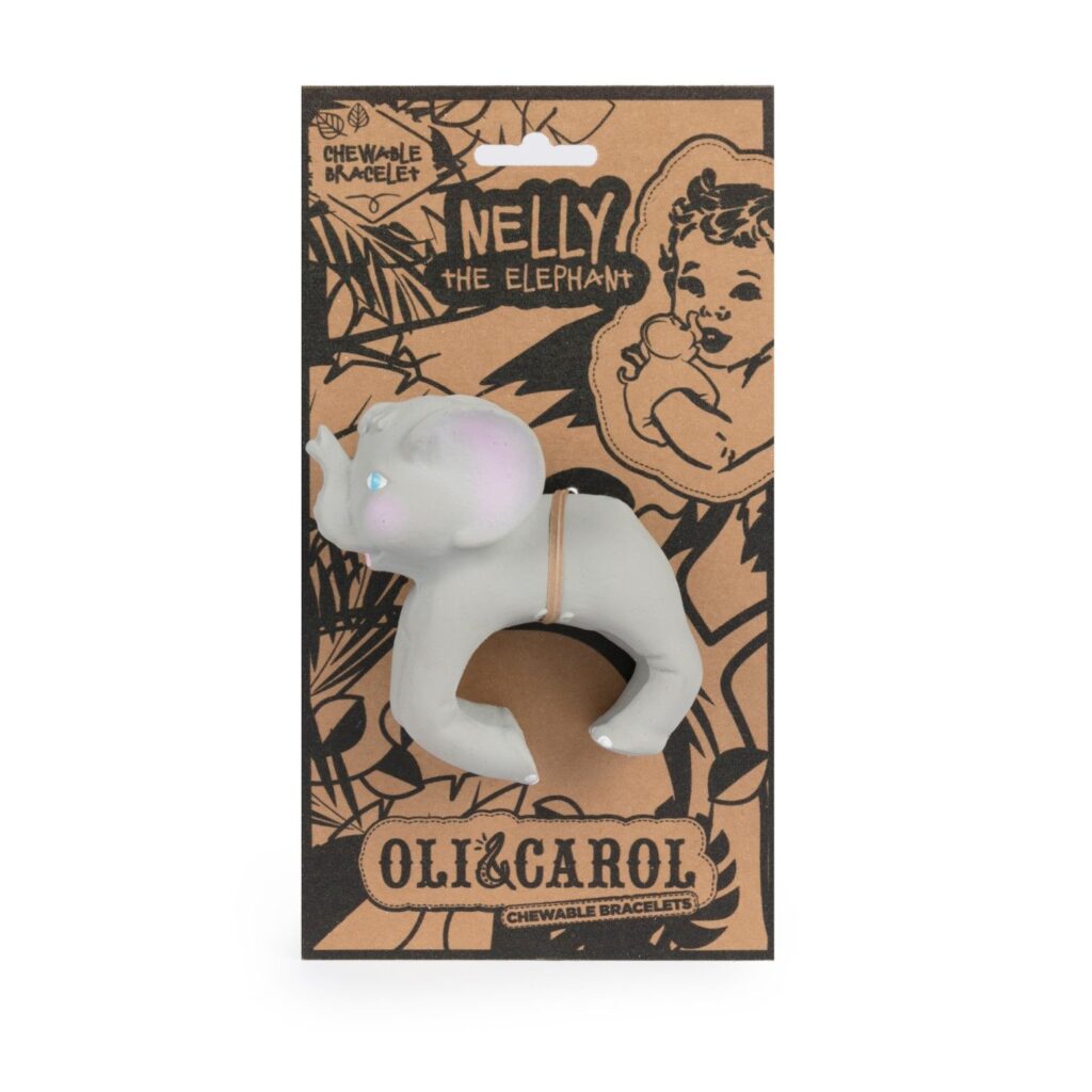 Nelly The Elephant Bracelet Teether | Oli & Carol