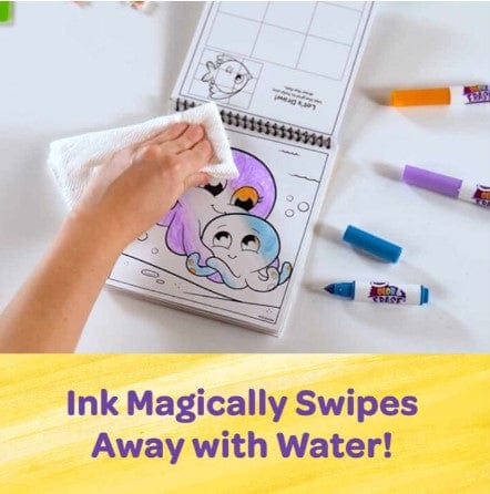 Under the Sea: Colour & Erase Reusable Activity Pad with Markers | Crayola by Crayola, USA Art & Craft