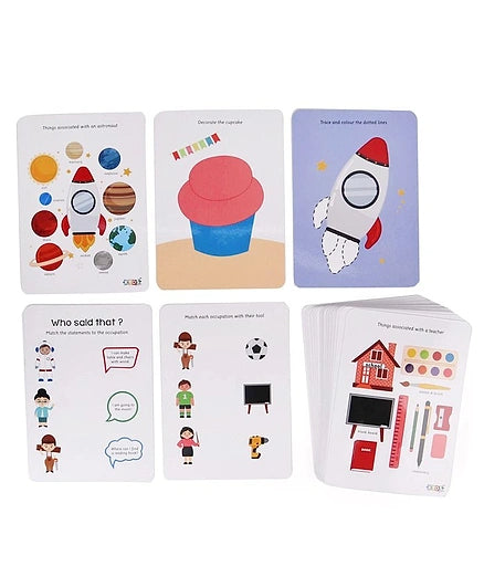 Occupations: 4 in 1 Wipe and Clean - Flash Cards | Kyds Play