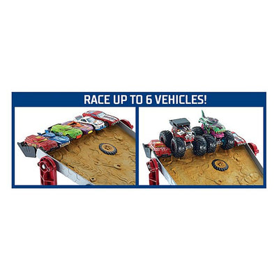 Monster Trucks Downhill Race & Go Play Set | Hot Wheels®