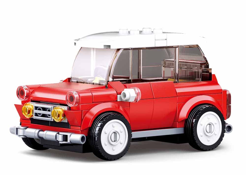 Mini Red Car: Sluban Model Bricks - 150 PCS Brick | Sluban