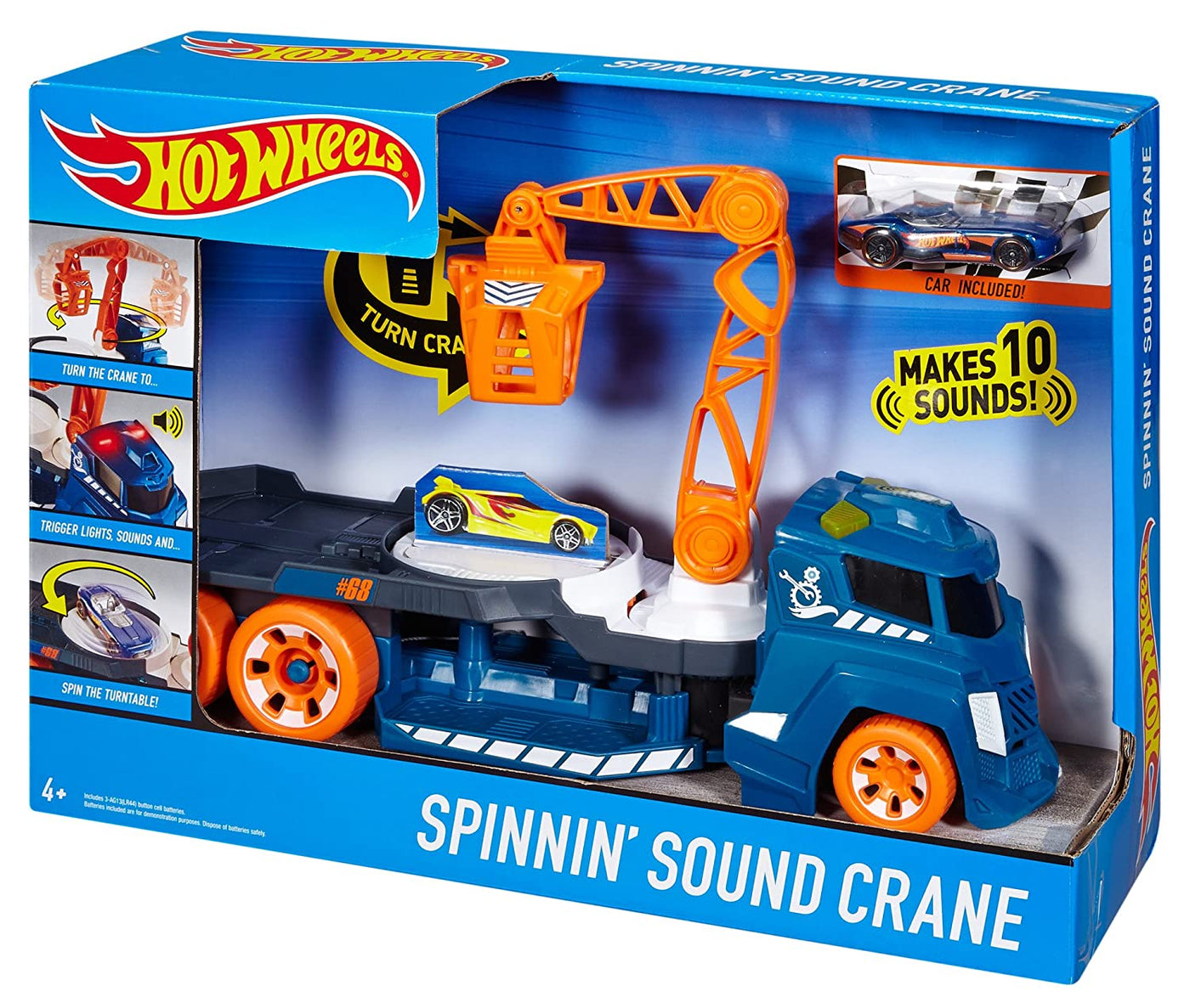 Spinning Sound Crane | Hot Wheels®