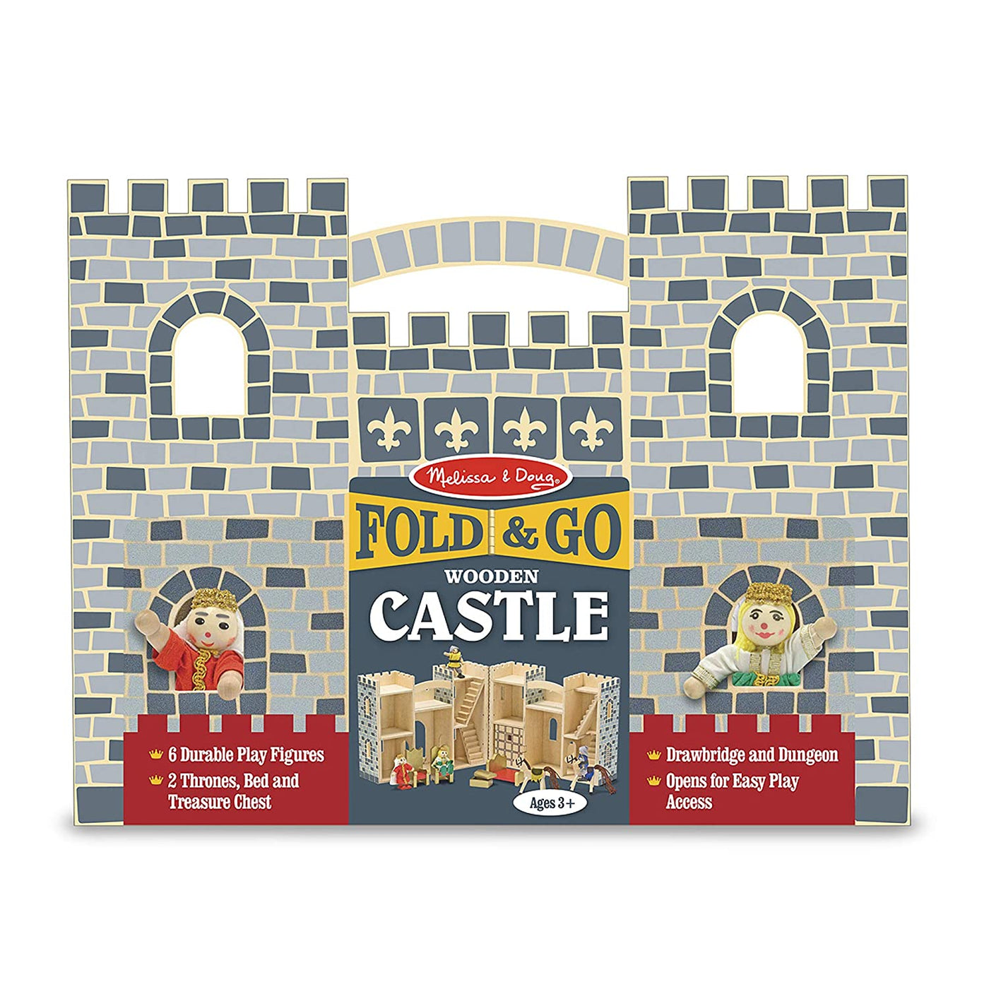 Fold & Go Wooden Castle | Melissa & Doug